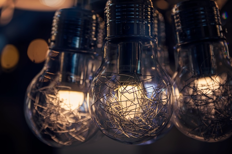 Lampor med bra elpris på vintern.